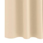 Casa si Gradina - Textile si covoare - Perdele si draperii - Perdele - Perdele cu perdele 2 pcs Crem Poliester - Infinity.ro