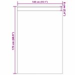 Casa si Gradina - Textile si covoare - Perdele si draperii - Perdele - Perdele cu perdele 2 pcs Crem Poliester - Infinity.ro