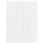 Casa si Gradina - Textile si covoare - Perdele si draperii - Perdele - Perdele cu perdele Floral Alb 300 x 240 cm Poliester - Infinity.ro