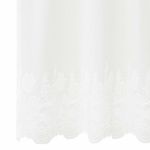 Casa si Gradina - Textile si covoare - Perdele si draperii - Perdele - Perdele cu perdele Floral Alb 300 x 240 cm Poliester - Infinity.ro