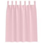 Casa si Gradina - Textile si covoare - Perdele si draperii - Perdele - Perdele cu perdele 2 pcs Roz bebelus Poliester - Infinity.ro