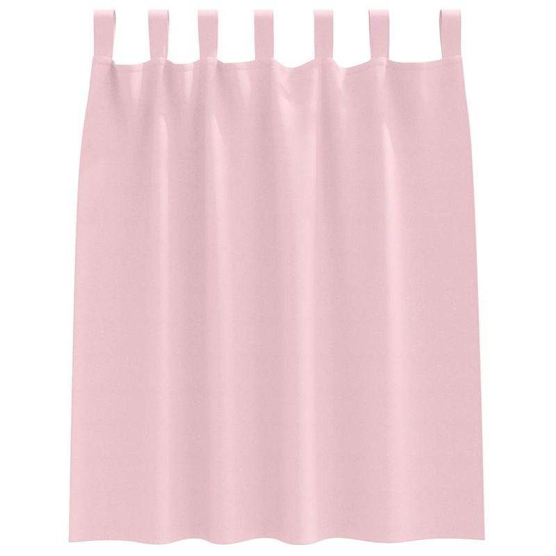 Casa si Gradina - Textile si covoare - Perdele si draperii - Perdele - Perdele cu perdele 2 pcs Roz bebelus Poliester - Infinity.ro