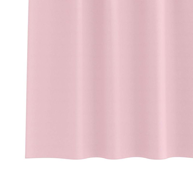 Casa si Gradina - Textile si covoare - Perdele si draperii - Perdele - Perdele cu perdele 2 pcs Roz bebelus Poliester - Infinity.ro