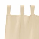 Casa si Gradina - Textile si covoare - Perdele si draperii - Perdele - Perdele cu perdele 2 pcs Crem Poliester - Infinity.ro