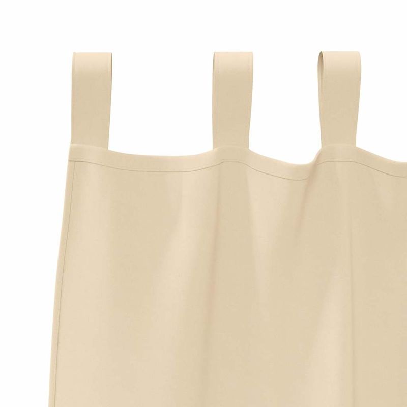 Casa si Gradina - Textile si covoare - Perdele si draperii - Perdele - Perdele cu perdele 2 pcs Crem Poliester - Infinity.ro