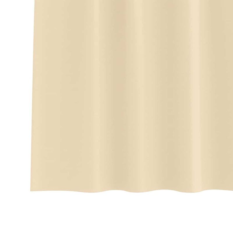 Casa si Gradina - Textile si covoare - Perdele si draperii - Perdele - Perdele cu perdele 2 pcs Crem Poliester - Infinity.ro