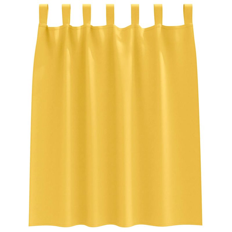 Casa si Gradina - Textile si covoare - Perdele si draperii - Perdele - Perdele cu perdele 2 pcs galben mustar Poliester - Infinity.ro