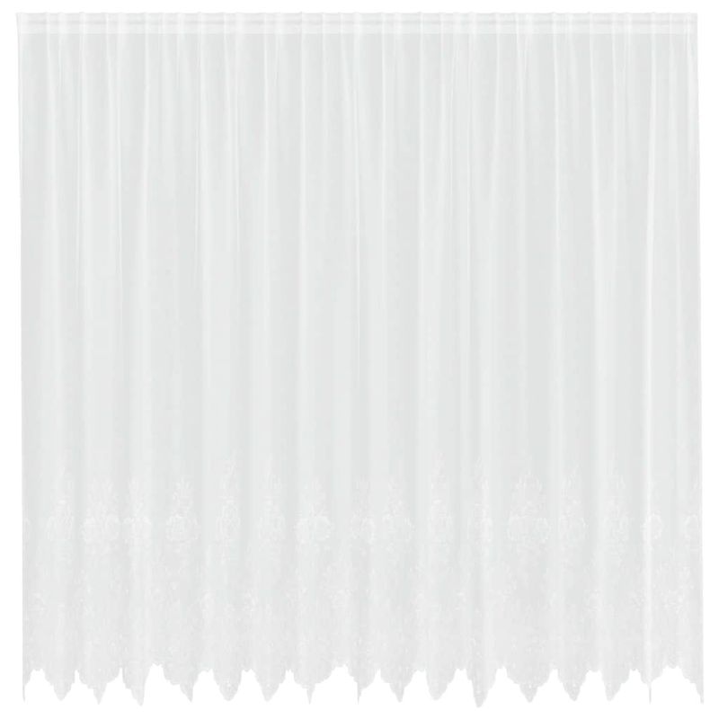 Casa si Gradina - Textile si covoare - Perdele si draperii - Perdele - Perdele cu perdele Alb 400 x 240 cm Poliester - Infinity.ro