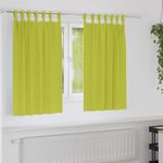 Casa si Gradina - Textile si covoare - Perdele si draperii - Perdele - Perdele cu perdele 2 pcs Verde mar Poliester - Infinity.ro