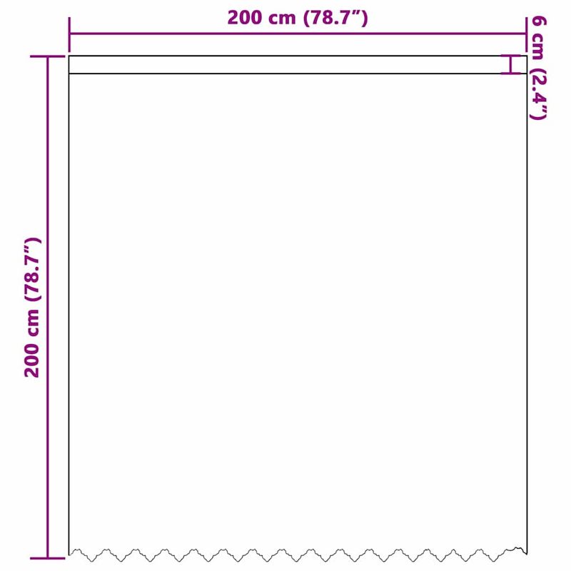 Casa si Gradina - Textile si covoare - Perdele si draperii - Perdele - Perdele cu perdele Floral Alb 200 x 200 cm Poliester - Infinity.ro