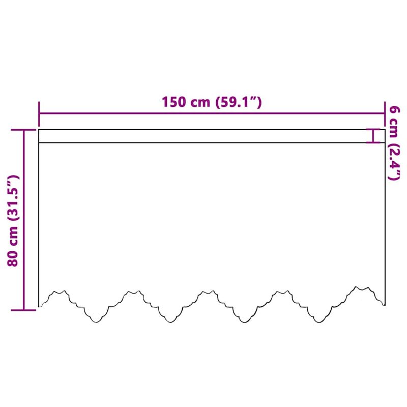 Casa si Gradina - Textile si covoare - Perdele si draperii - Perdele - Perdele cu perdele Alb 150 x 80 cm Poliester - Infinity.ro