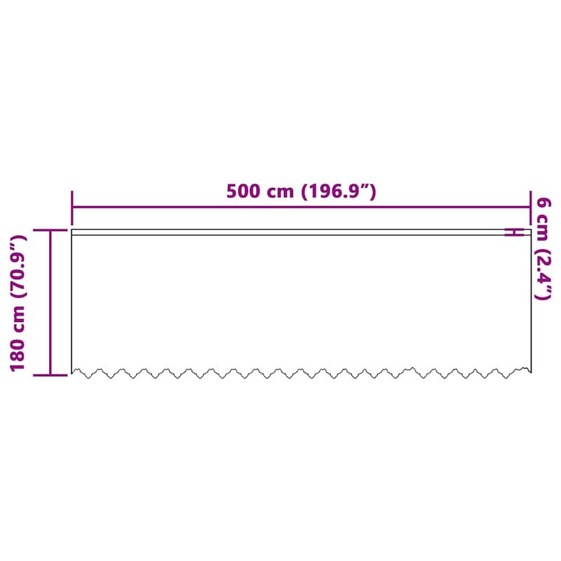 Casa si Gradina - Textile si covoare - Perdele si draperii - Perdele - Perdele cu perdele Alb 500 x 180 cm Poliester - Infinity.ro