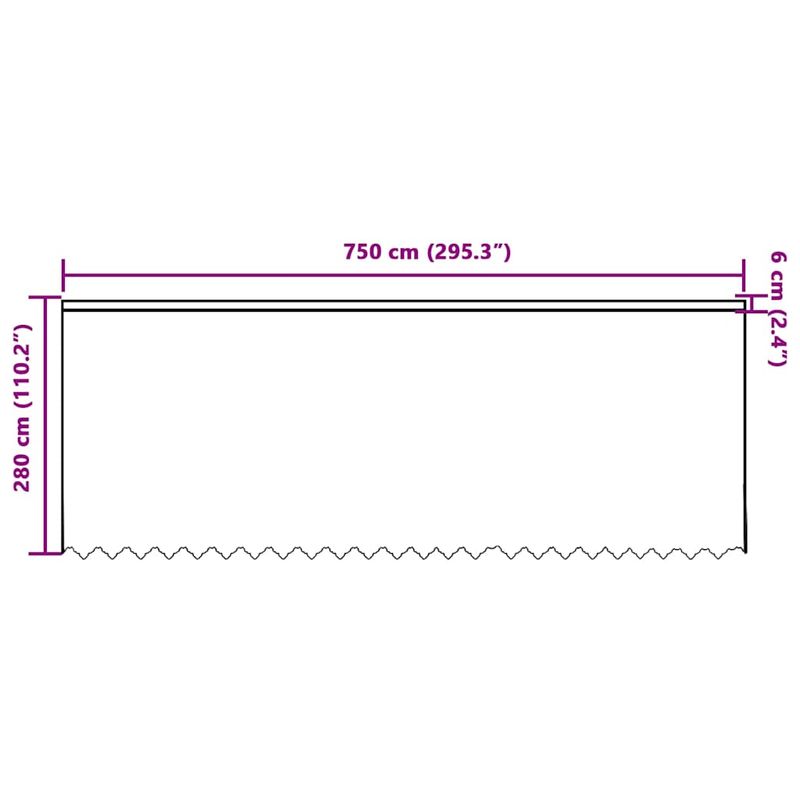 Casa si Gradina - Textile si covoare - Perdele si draperii - Perdele - Perdele cu perdele Alb 750 x 280 cm Poliester - Infinity.ro