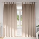 Casa si Gradina - Textile si covoare - Perdele si draperii - Perdele - Perdele cu perdele 2 pcs Gri taupe Poliester - Infinity.ro