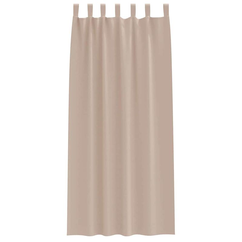 Casa si Gradina - Textile si covoare - Perdele si draperii - Perdele - Perdele cu perdele 2 pcs Gri taupe Poliester - Infinity.ro