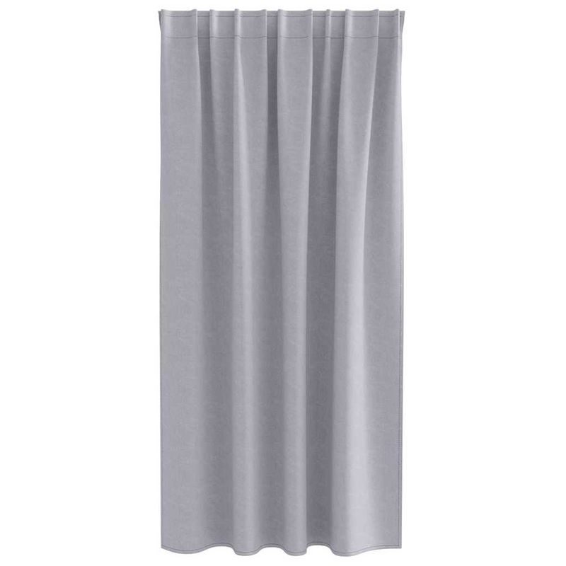 Casa si Gradina - Textile si covoare - Perdele si draperii - Perdele - Perdele cu perdele 2 pcs Gri metalic Poliester - Infinity.ro
