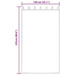 Casa si Gradina - Textile si covoare - Perdele si draperii - Perdele - Perdele cu perdele 2 pcs Gri taupe Poliester - Infinity.ro