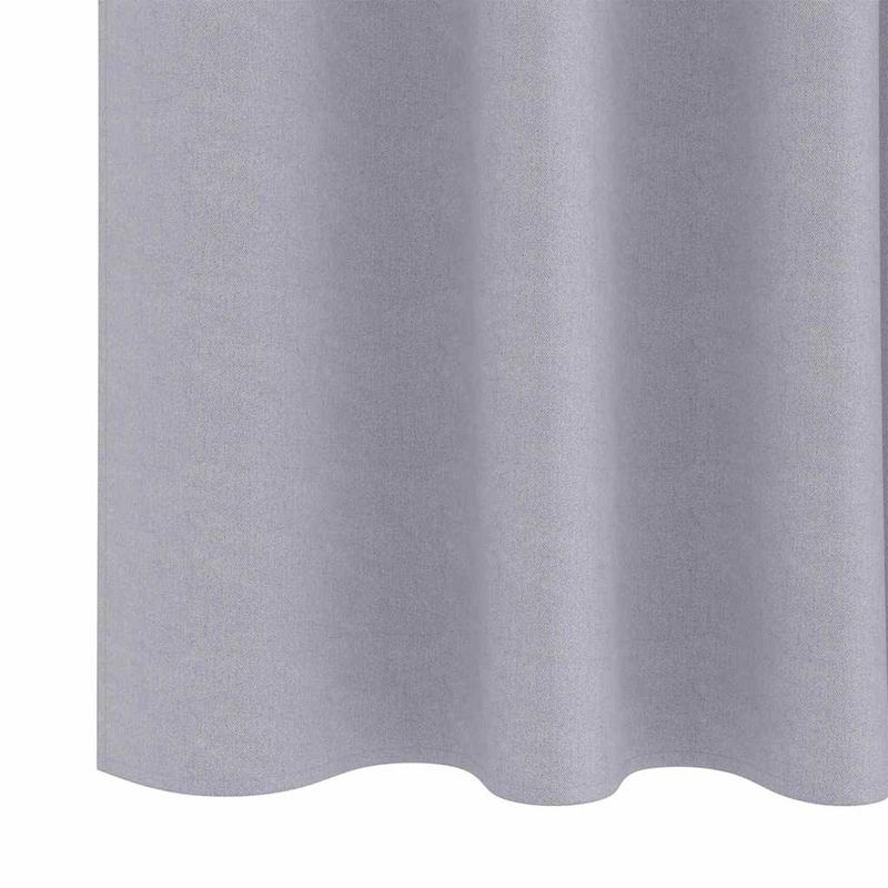 Casa si Gradina - Textile si covoare - Perdele si draperii - Perdele - Perdele cu perdele 2 pcs Gri metalic Poliester - Infinity.ro