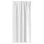 Casa si Gradina - Textile si covoare - Perdele si draperii - Perdele - Perdele cu perdele 2 pcs Alb Stralucitor Poliester - Infinity.ro