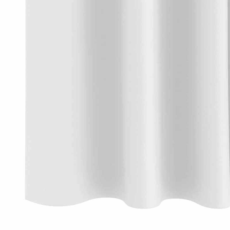 Casa si Gradina - Textile si covoare - Perdele si draperii - Perdele - Perdele cu perdele 2 pcs Alb Stralucitor Poliester - Infinity.ro
