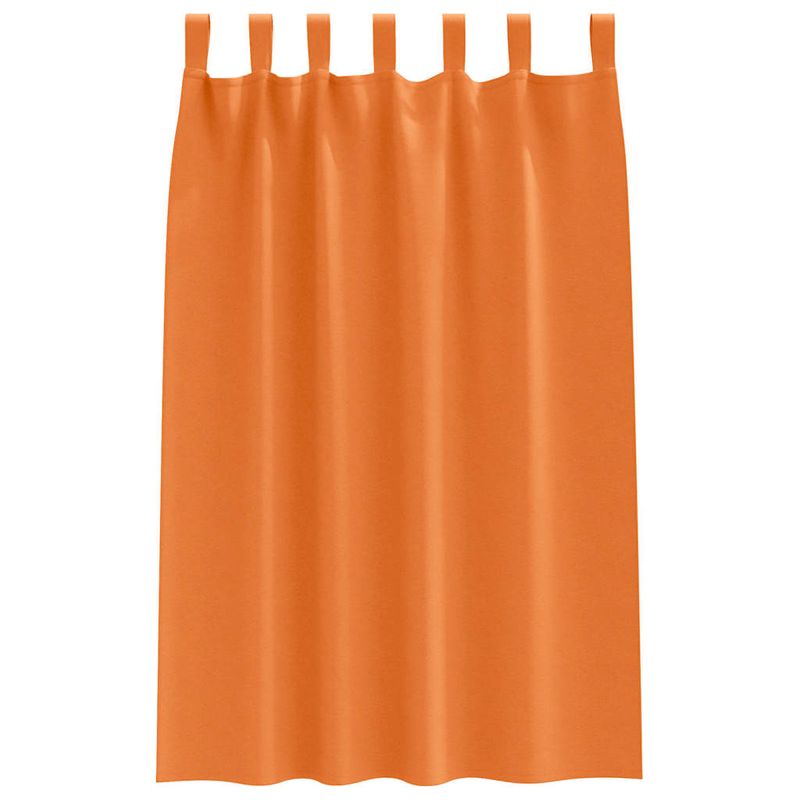 Casa si Gradina - Textile si covoare - Perdele si draperii - Perdele - Perdele cu perdele 2 pcs Portocaliu intens Poliester - Infinity.ro
