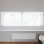 Casa si Gradina - Textile si covoare - Perdele si draperii - Perdele - Perdele cu perdele Alb 300 x 120 cm Poliester - Infinity.ro
