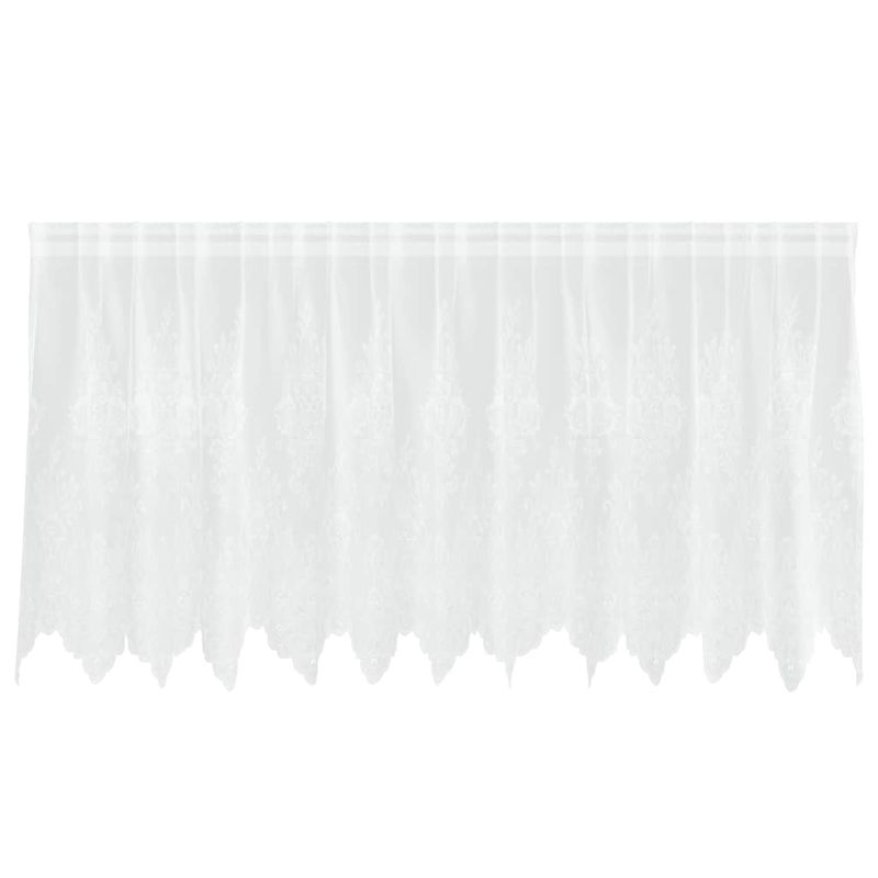 Casa si Gradina - Textile si covoare - Perdele si draperii - Perdele - Perdele cu perdele Alb 300 x 120 cm Poliester - Infinity.ro