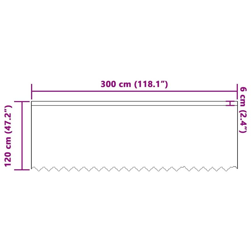 Casa si Gradina - Textile si covoare - Perdele si draperii - Perdele - Perdele cu perdele Alb 300 x 120 cm Poliester - Infinity.ro