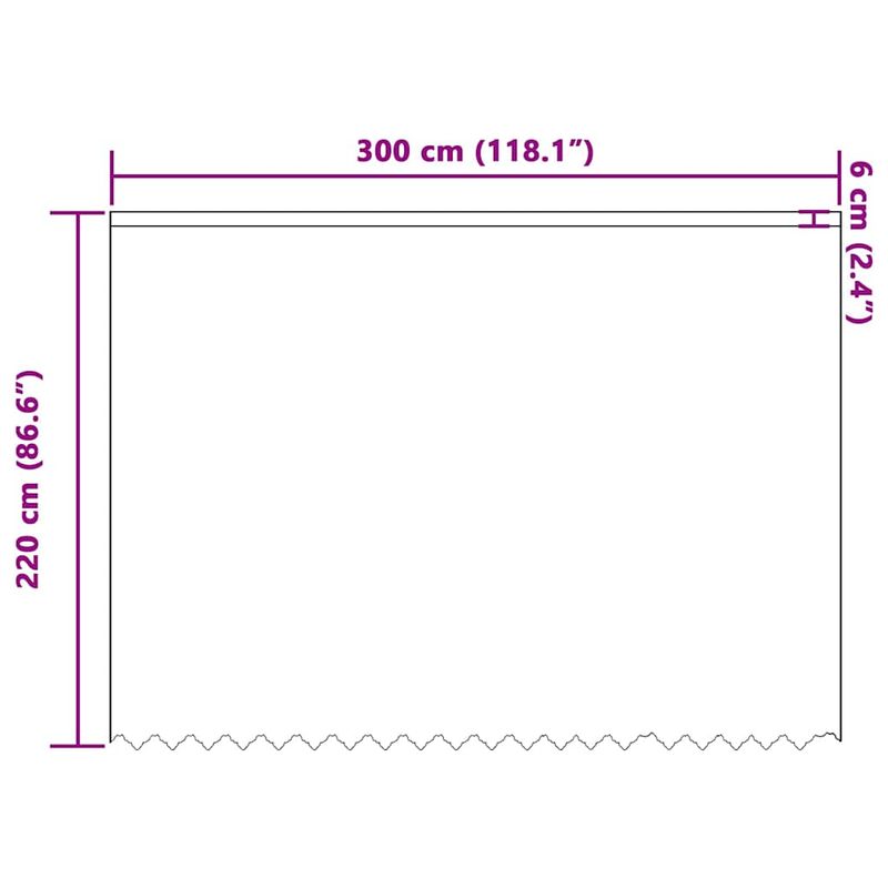 Casa si Gradina - Textile si covoare - Perdele si draperii - Perdele - Perdele cu perdele Alb 300 x 220 cm Poliester - Infinity.ro