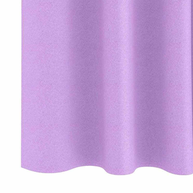 Casa si Gradina - Textile si covoare - Perdele si draperii - Perdele - Perdele cu perdele 2 pcs Violet Poliester - Infinity.ro