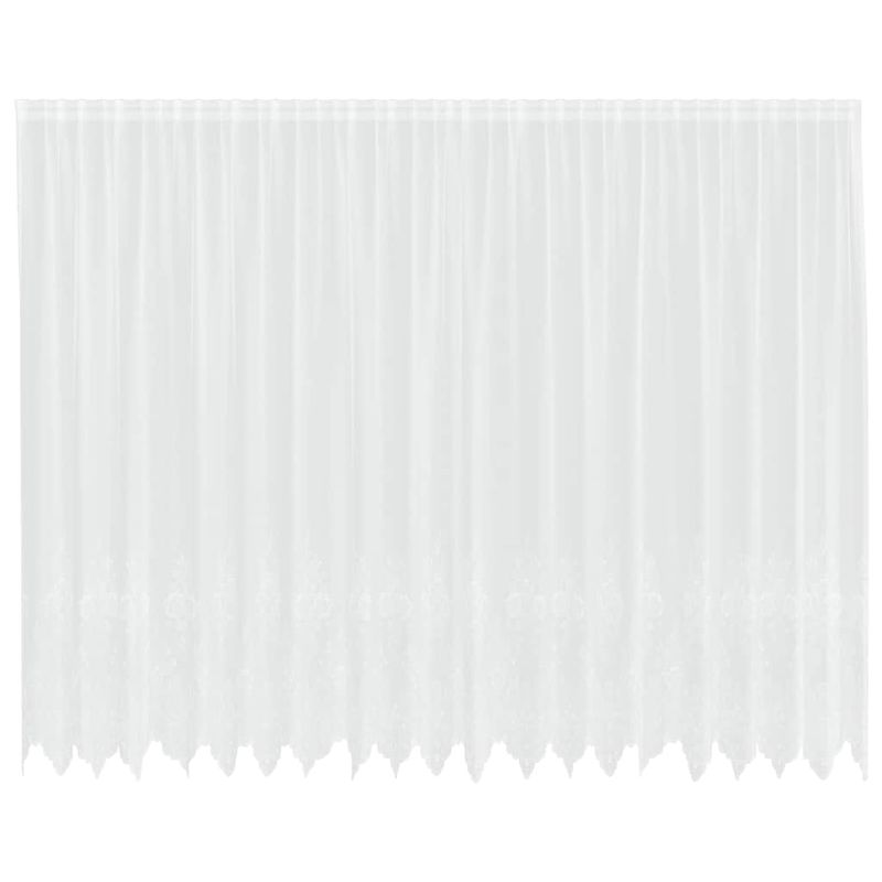 Casa si Gradina - Textile si covoare - Perdele si draperii - Perdele - Perdele cu perdele Alb 500 x 200 cm Poliester - Infinity.ro