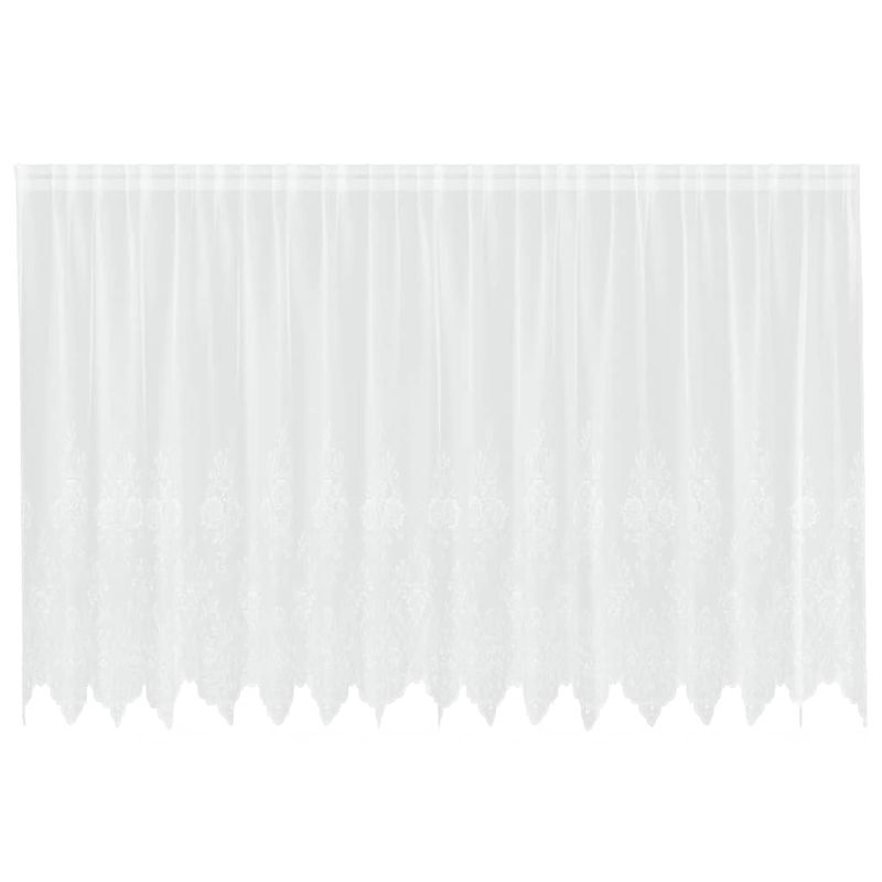 Casa si Gradina - Textile si covoare - Perdele si draperii - Perdele - Perdele cu perdele Alb 400 x 180 cm Poliester - Infinity.ro