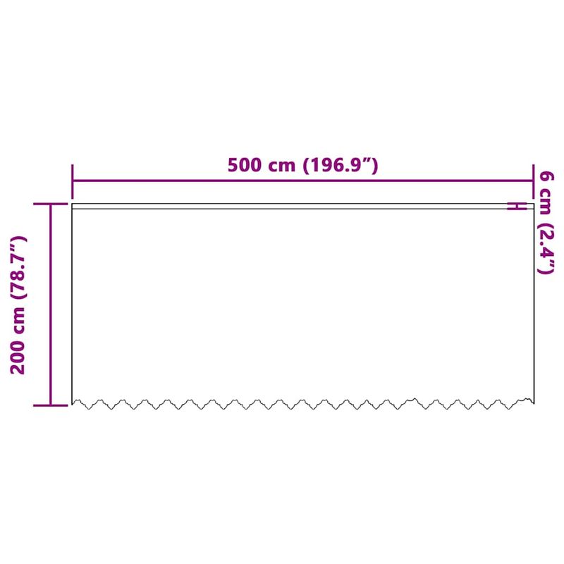 Casa si Gradina - Textile si covoare - Perdele si draperii - Perdele - Perdele cu perdele Alb 500 x 200 cm Poliester - Infinity.ro