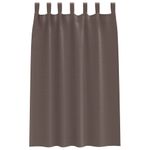 Casa si Gradina - Textile si covoare - Perdele si draperii - Perdele - Perdele cu perdele 2 pcs Maro inchis Poliester - Infinity.ro