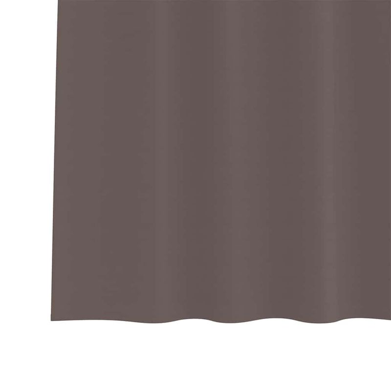 Casa si Gradina - Textile si covoare - Perdele si draperii - Perdele - Perdele cu perdele 2 pcs Maro inchis Poliester - Infinity.ro