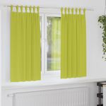 Casa si Gradina - Textile si covoare - Perdele si draperii - Perdele - Perdele cu perdele 2 pcs Verde mar Poliester - Infinity.ro