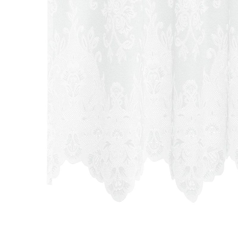 Casa si Gradina - Textile si covoare - Perdele si draperii - Perdele - Perdele cu perdele Floral Alb 600 × 300 cm Poliester - Infinity.ro