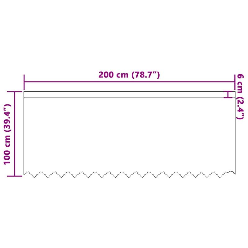 Casa si Gradina - Textile si covoare - Perdele si draperii - Perdele - Perdele cu perdele Alb 200 x 100 cm Poliester - Infinity.ro