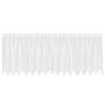 Casa si Gradina - Textile si covoare - Perdele si draperii - Perdele - Perdele cu perdele Alb 400 x 80 cm Poliester - Infinity.ro