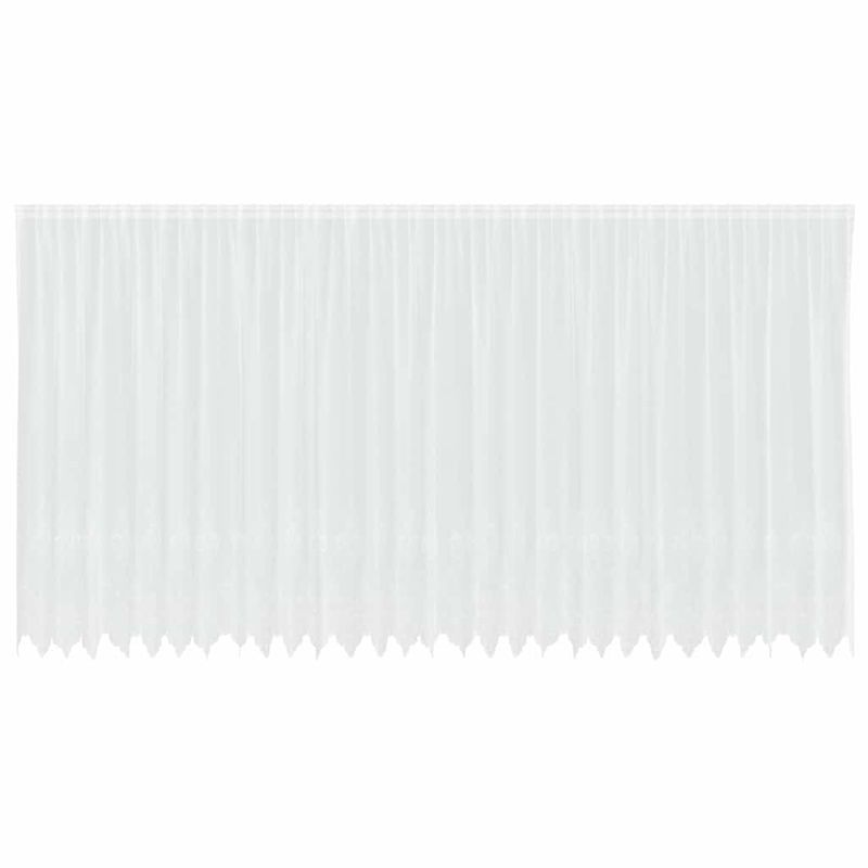 Casa si Gradina - Textile si covoare - Perdele si draperii - Perdele - Perdele cu perdele Alb 750 x 200 cm Poliester - Infinity.ro