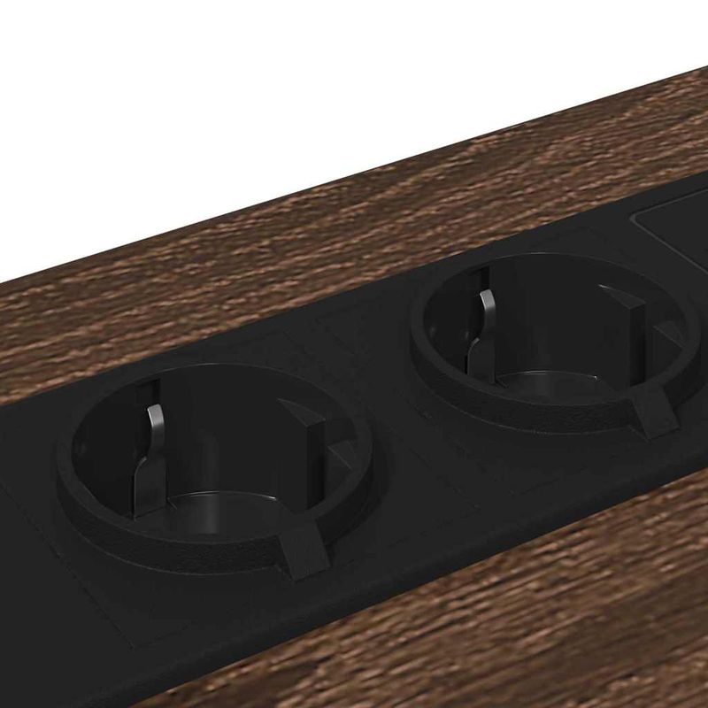 Casa si Gradina - Mobilier - Comode si corpuri - Noptiere - Cabinet de noptiere cu statie de incarcare Stejar brun - Infinity.ro