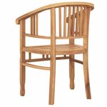 Casa si Gradina - Gradina si terasa - Mobilier exterior - Scaune si sezlonguri gradina - Scaune de gradina 2 pcs Maro 63 x 58 x 89 cm Lemn masiv de tec - Infinity.ro
