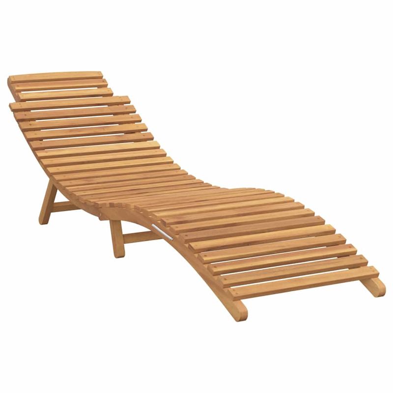 Casa si Gradina - Gradina si terasa - Mobilier exterior - Scaune si sezlonguri gradina - Sezlong Maro 184 x 55 x 59 cm Lemn solid de tec - Infinity.ro