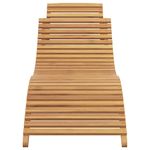 Casa si Gradina - Gradina si terasa - Mobilier exterior - Scaune si sezlonguri gradina - Sezlong Maro 184 x 55 x 59 cm Lemn solid de tec - Infinity.ro
