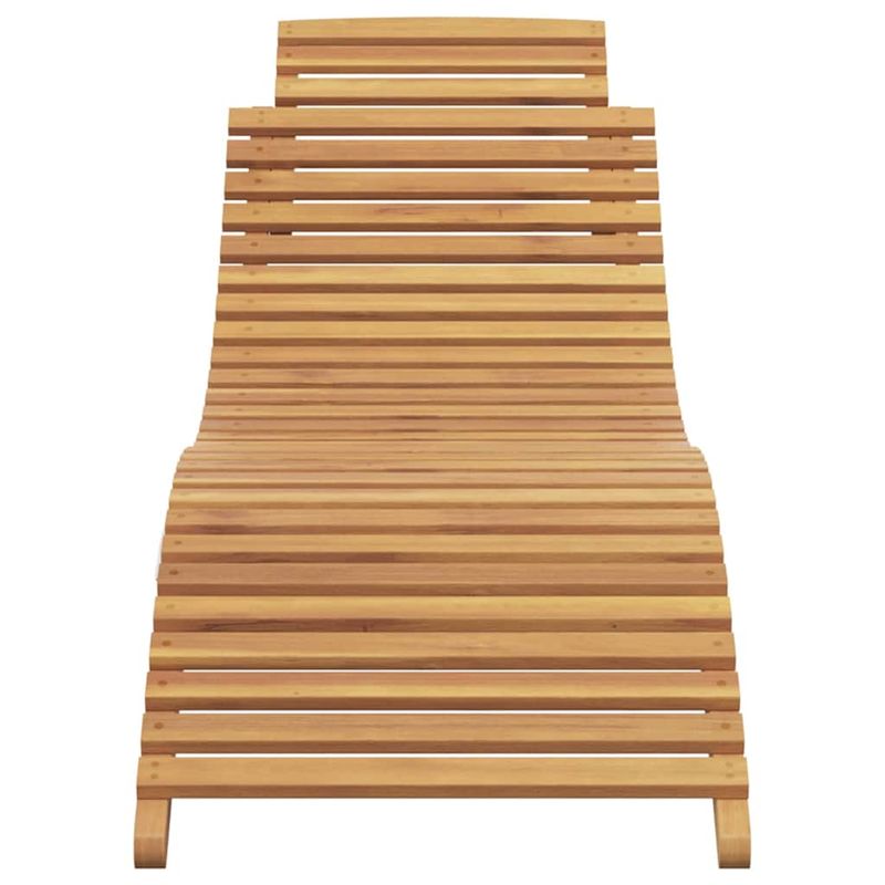 Casa si Gradina - Gradina si terasa - Mobilier exterior - Scaune si sezlonguri gradina - Sezlong Maro 184 x 55 x 59 cm Lemn solid de tec - Infinity.ro