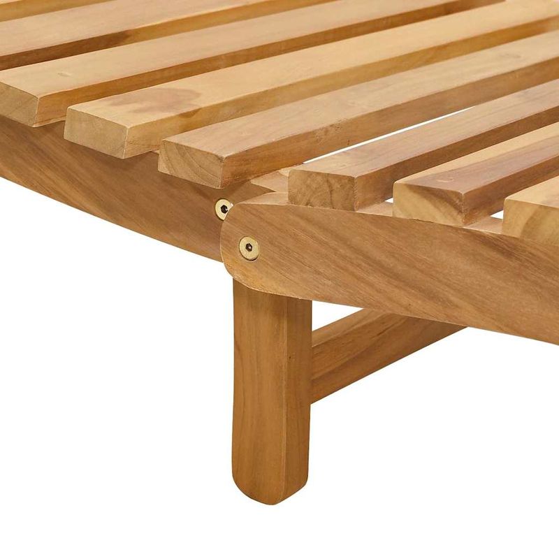 Casa si Gradina - Gradina si terasa - Mobilier exterior - Scaune si sezlonguri gradina - Sezlong Maro 184 x 55 x 59 cm Lemn solid de tec - Infinity.ro