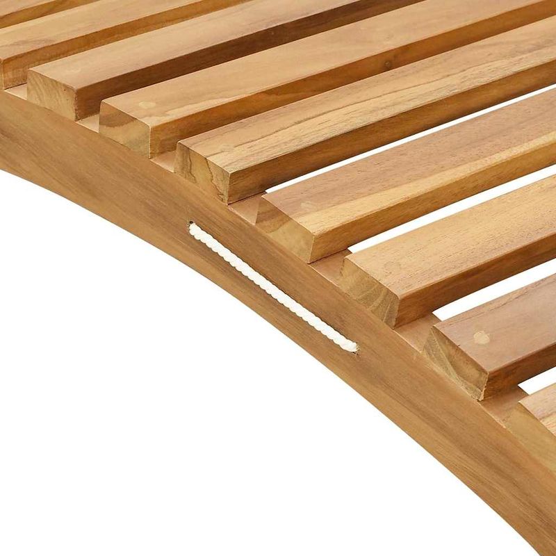 Casa si Gradina - Gradina si terasa - Mobilier exterior - Scaune si sezlonguri gradina - Sezlong Maro 184 x 55 x 59 cm Lemn solid de tec - Infinity.ro