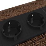 Casa si Gradina - Mobilier - Comode si corpuri - Noptiere - Cabinet de noptiere cu statie de incarcare Stejar brun - Infinity.ro