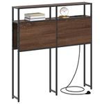 Casa si Gradina - Mobilier - Paturi si accesorii - Accesorii paturi - Tablie de pat cu LED, negru, 90x7x118/128 cm, textil - Infinity.ro