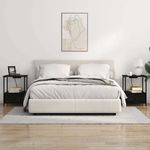 Casa si Gradina - Mobilier - Comode si corpuri - Noptiere - Cabinet de noptiere cu statie de incarcare Stejar negru - Infinity.ro